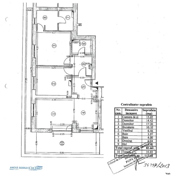 Obor, Colentina, in complexul Rosegarden, penthouse ap. 3 camere.